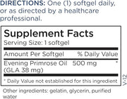 Metabolic Maintenance Evening Primrose Oil Capsules - 500mg Cold Pressed GLA + LA Supplement - Supports Balanced Hormonal Function for Women, Helps Maintain Healthy Skin (180 Softgels)