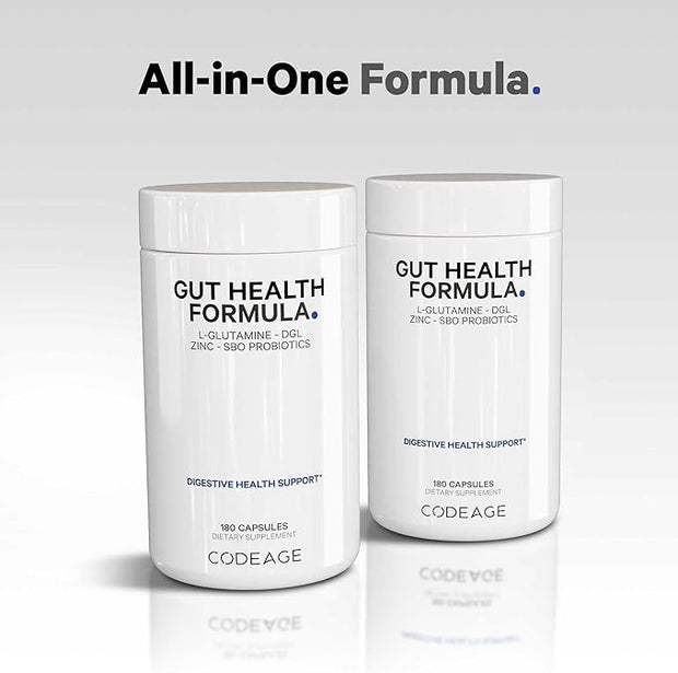 Codeage Gut Health Supplements Vegan Formula 180 Capsules