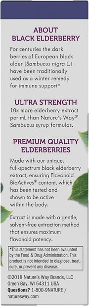 Nature's Way Sambucus Elderberry Drops 6400mg of 1 mL, 1 Fl.