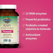 Garden of Life 22 Digestive Enzymes B12, Biotin 90 Capsules