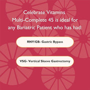 Celebrate Vitamins Multi-Complete, 45mg Iron – (180 Capsules)