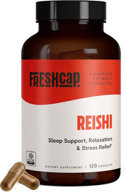 FreshCap, Organic Reishi Mushroom Capsules, 120 60 Day