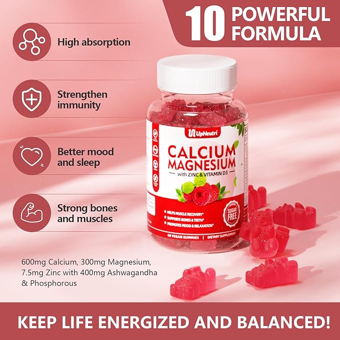 Calcium Magnesium Zinc with Vitamin D3 120 Count