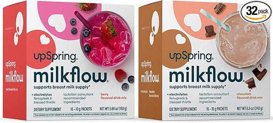 UpSpring Milkflow Electrolyte Breastfeeding Supplement Drink 2 Pack