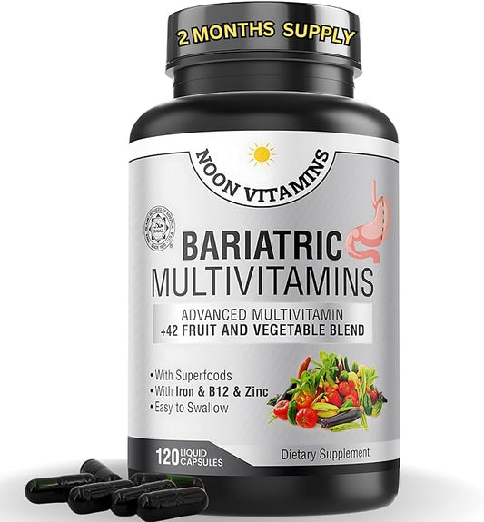 Bariatric Multivitamin with Iron & Zinc 42 Fruit 120 Capsules 2 Month