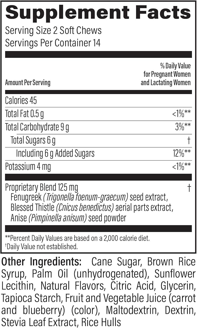 UpSpring Lactation Supplement for Breastfeeding, Lactation (28 Count)