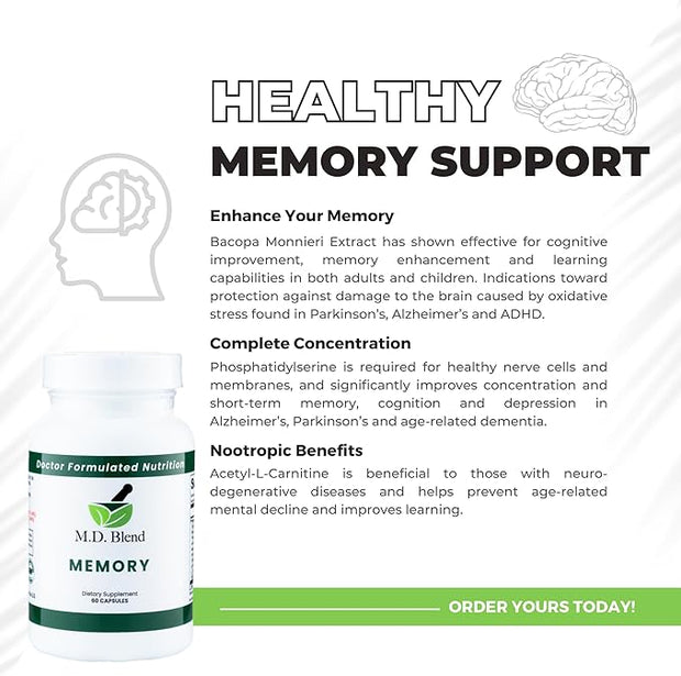 Memory - Natural Blend - Expert 30 Capsules 2 Pack