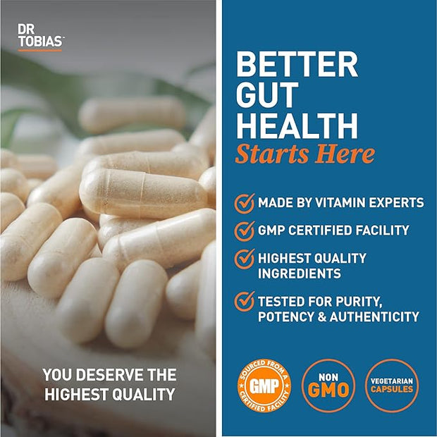 Dr. Tobias Deep Immune Probiotics & 4.4 Billion 120 Capsules, 60 Servings