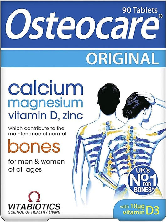 Vitabiotics Osteocare Calcium 800mg with Vitamin D3, Magnesium, 90 Tablets