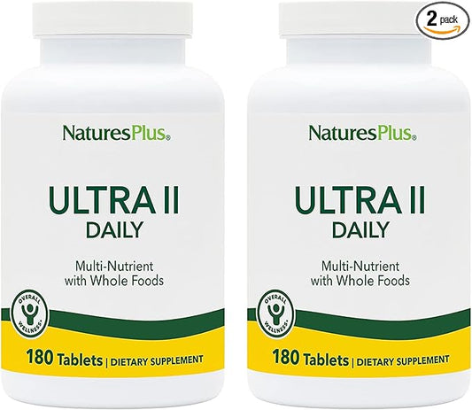 Natures Plus Ultra II Daily 180 Tablets, 2 - 360 Total