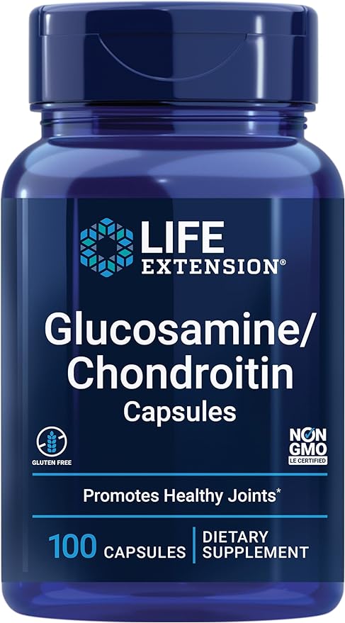 Life Extension Glucosamine/Chondroitin Capsules for healthy 100 capsules