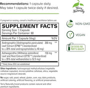 Terry Naturally Andrographis and Ashwagandha 60 Capsules 60 Servings