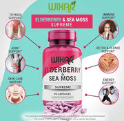 Elderberry and Sea Moss Supreme Capsules 90 Capsules