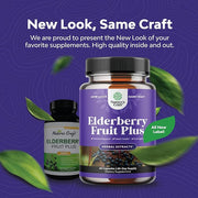 Black Elderberry Capsules Antioxidant Supplement