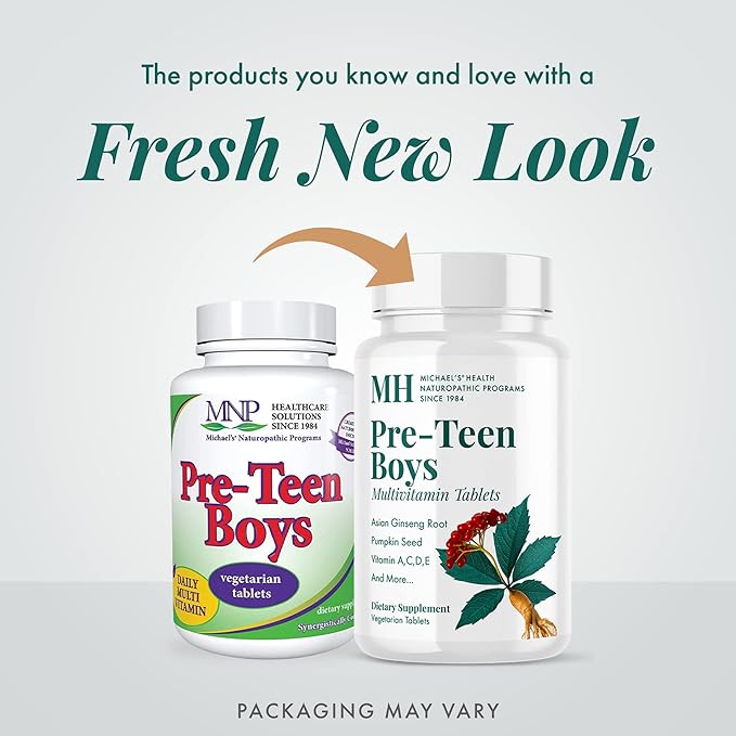MICHAEL'S Health Naturopathic Programs Pre-Teen Boys 60 Vegetarian 60 Servings