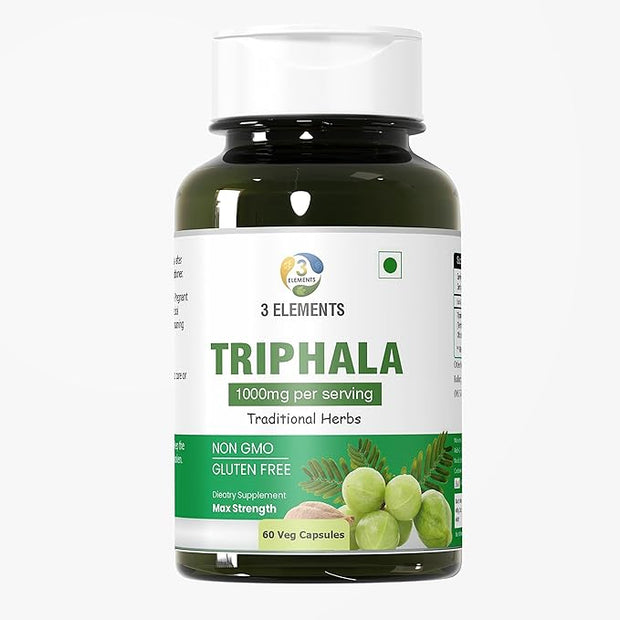 Triphala 1000mg I 60 Capsules