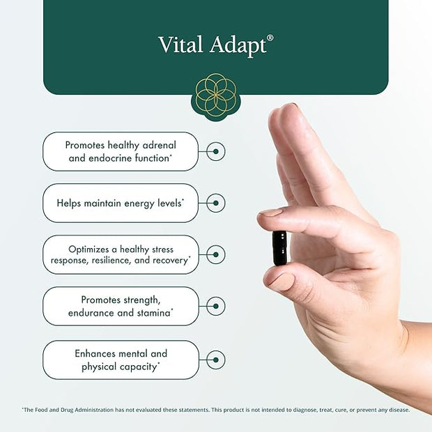Natura Health Products Vital Adapt Supplement (60 Capsules)