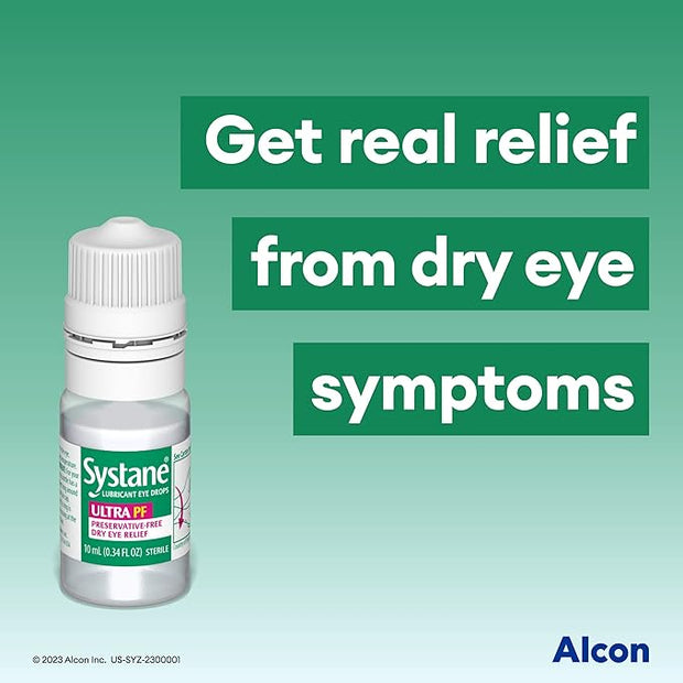 Systane Ultra Multi-Dose Preservative-Free Eye Drops (2x10ml)