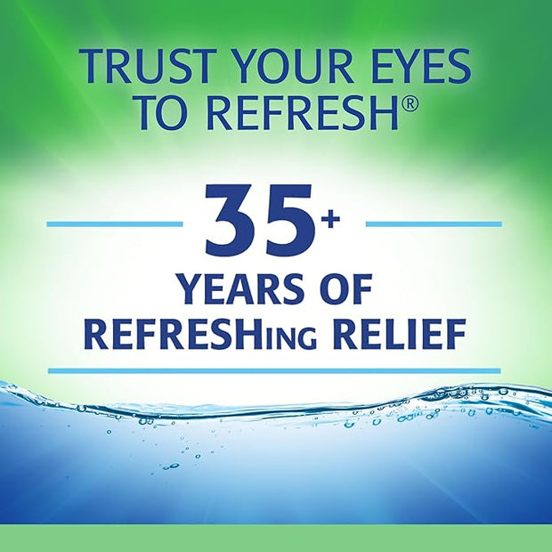 Refresh Plus Lubricant Eye Drops, Preservative 30 Count