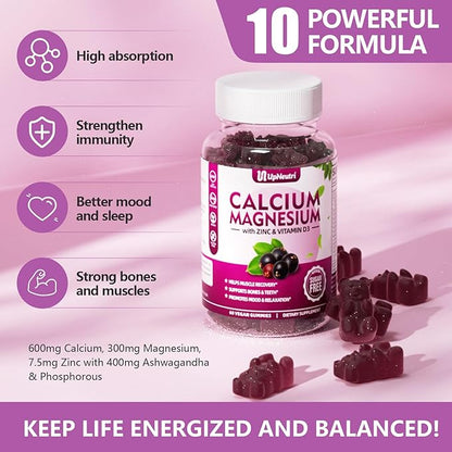 Calcium Magnesium Zinc with Vitamin D3 60 Count