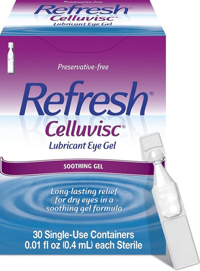 Refresh Celluvisc Lubricant Eye Gel Drops, 30 Count 1)