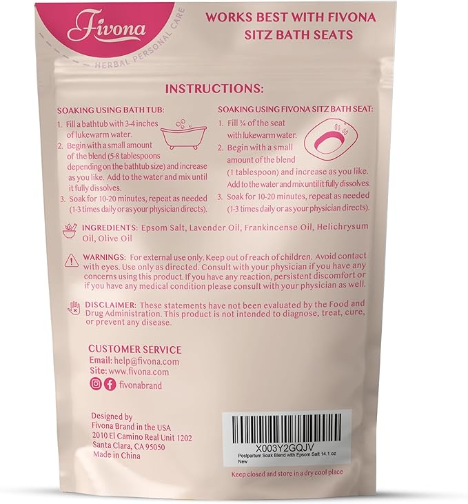 FIVONA Postpartum Soak Blend