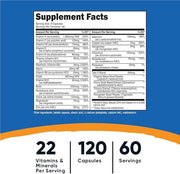 Nutricost Multivitamin for Men 120 Capsules (3 Bottles)
