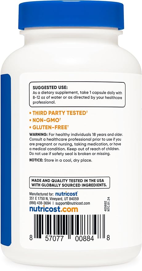 Nutricost Elderberry Capsules 575mg (120 Capsules)
