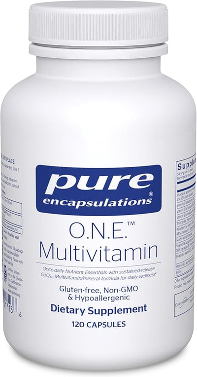 Pure Encapsulations O.N.E. Multivitamin CoQ10, and 120 Capsules