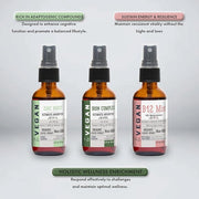 Iron Support Spray Bundle Liquid Vitamin B12 Methylcobalamin, 2 Fl 360 Days