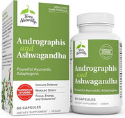 Terry Naturally Andrographis and Ashwagandha 60 Capsules 60 Servings