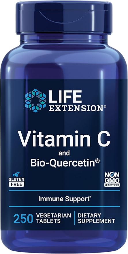 Life Extension Vitamin C & Bio-Quercetin 250 Vegetarian