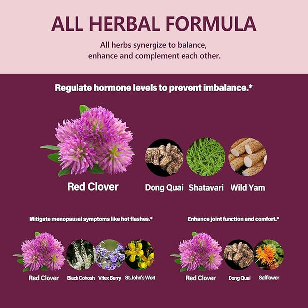 100% Natural Herbal Drops, Red Clover 2 oz