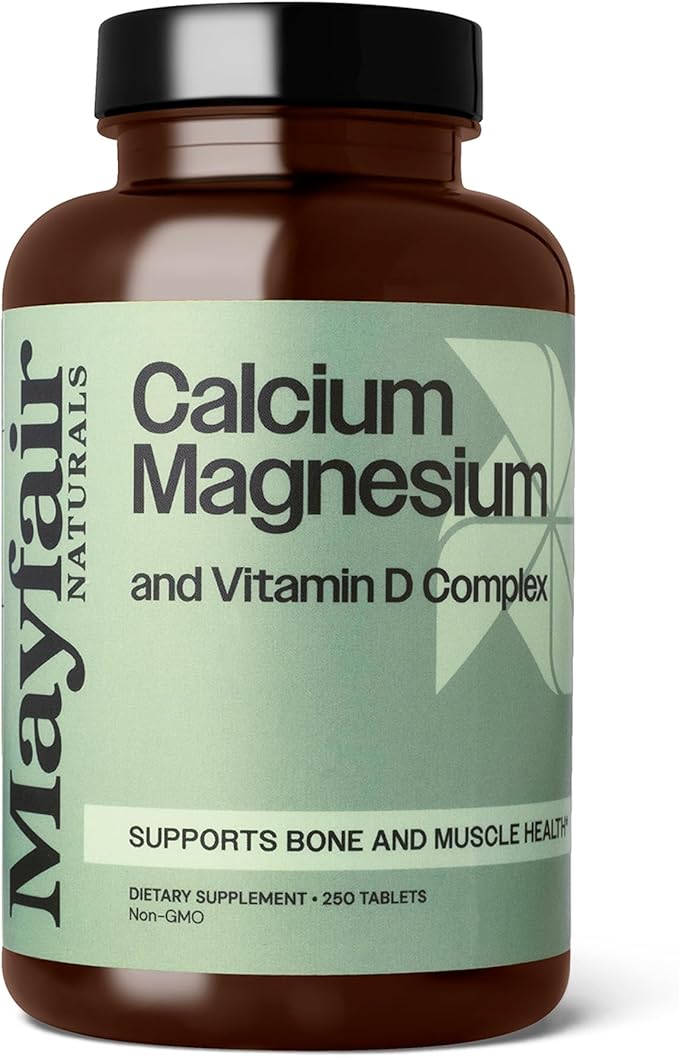 Calcium Magnesium and Vitamin D Complex, 250 Tablets,
