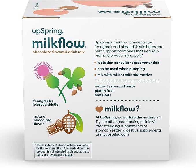 UpSpring Milkflow Lactation Supplement Drink Mix 18 Servings