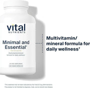 Vital Nutrients Minimal and Essential Multivitamin 180 Capsules