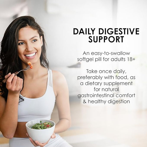 MASON NATURAL Peppermint Oil 50 mg Enteric Coated - Natural Gastrointestinal Comfort, Supports a Healthy Gut, Bowel Soothing Dietary Supplement, 90 Softgels.