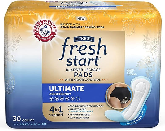 FitRight Fresh Start Postpartum and Incontinence (30 Count) (30 Count, 1)