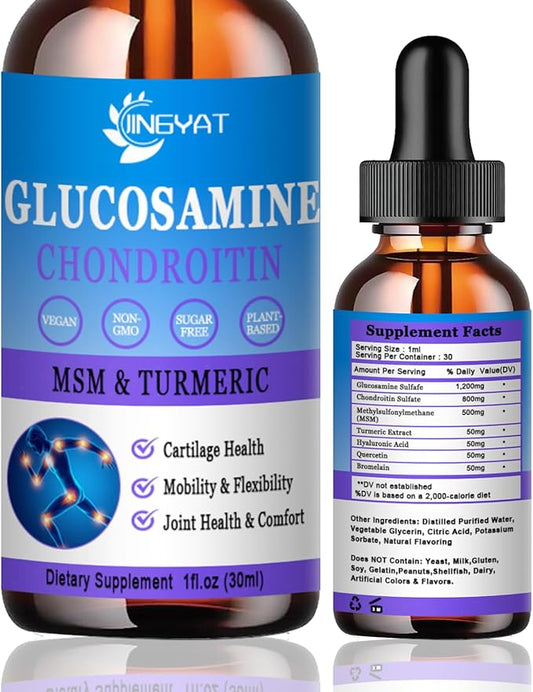Glucosamine Chondroitin Liquid Drops 2000mg, Liposomal