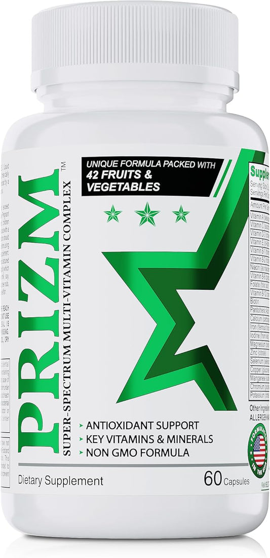 PRIZM Multivitamin for Men and Women 29 Vitamins 42 Fruits B6 B12-60 B12-60 Liquid