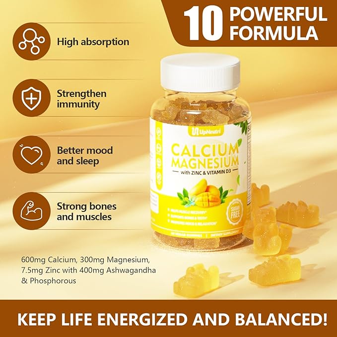 Calcium Magnesium Zinc with Vitamin D3 120 Count