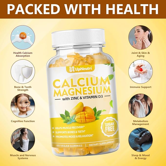 Calcium Magnesium Zinc with Vitamin D3 60 Count