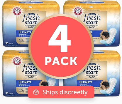 FitRight Fresh Start Postpartum and Incontinence (120 Count) (30 Count, 4)