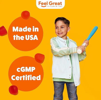 Feel Great Kids Vitamin D3 1000 D3 Gummies 2 Pack