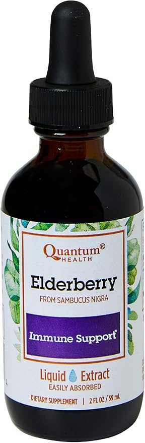 Quantum Health Black Elderberry Liquid Extract 700mg - 2 Fl