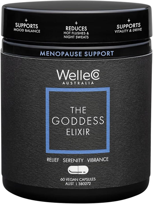 WelleCo The Goddess Elixir Menopause Supplement, 60 Capsules