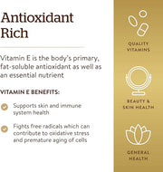 Solgar Vitamin E 67 mg (100 IU), 100 Mixed Softgels - Natural Antioxidant, Skin & Immune System Support - Naturally-Sourced Vitamin E - Gluten Free, Dairy Free - 100 Servings