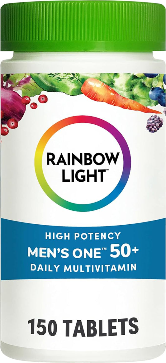 Rainbow Light Multivitamin for Men 50+, 50+ Multivitamin 150 Tablets