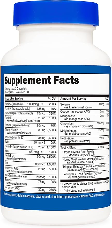 Nutricost Multivitamin for Men 120 Capsules (3 Bottles)