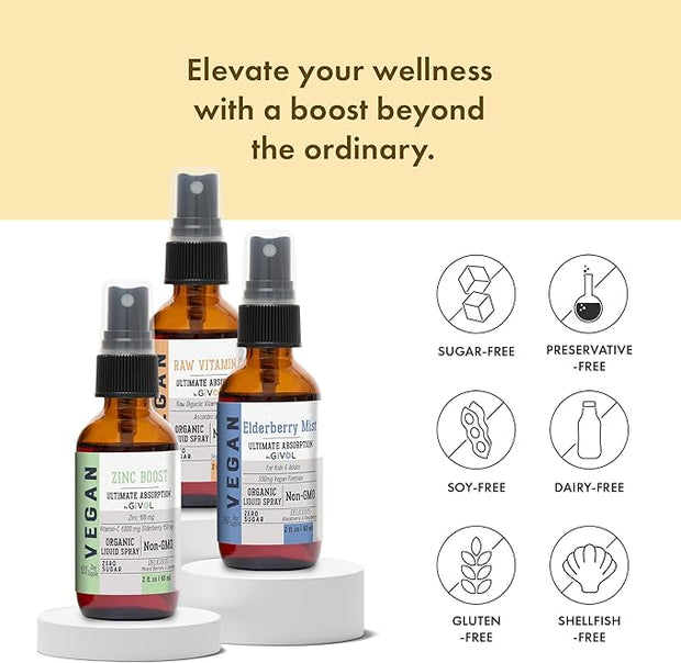 Immunity Pack Liquid Vitamins (Pack of 3) Sambucus 240 Days